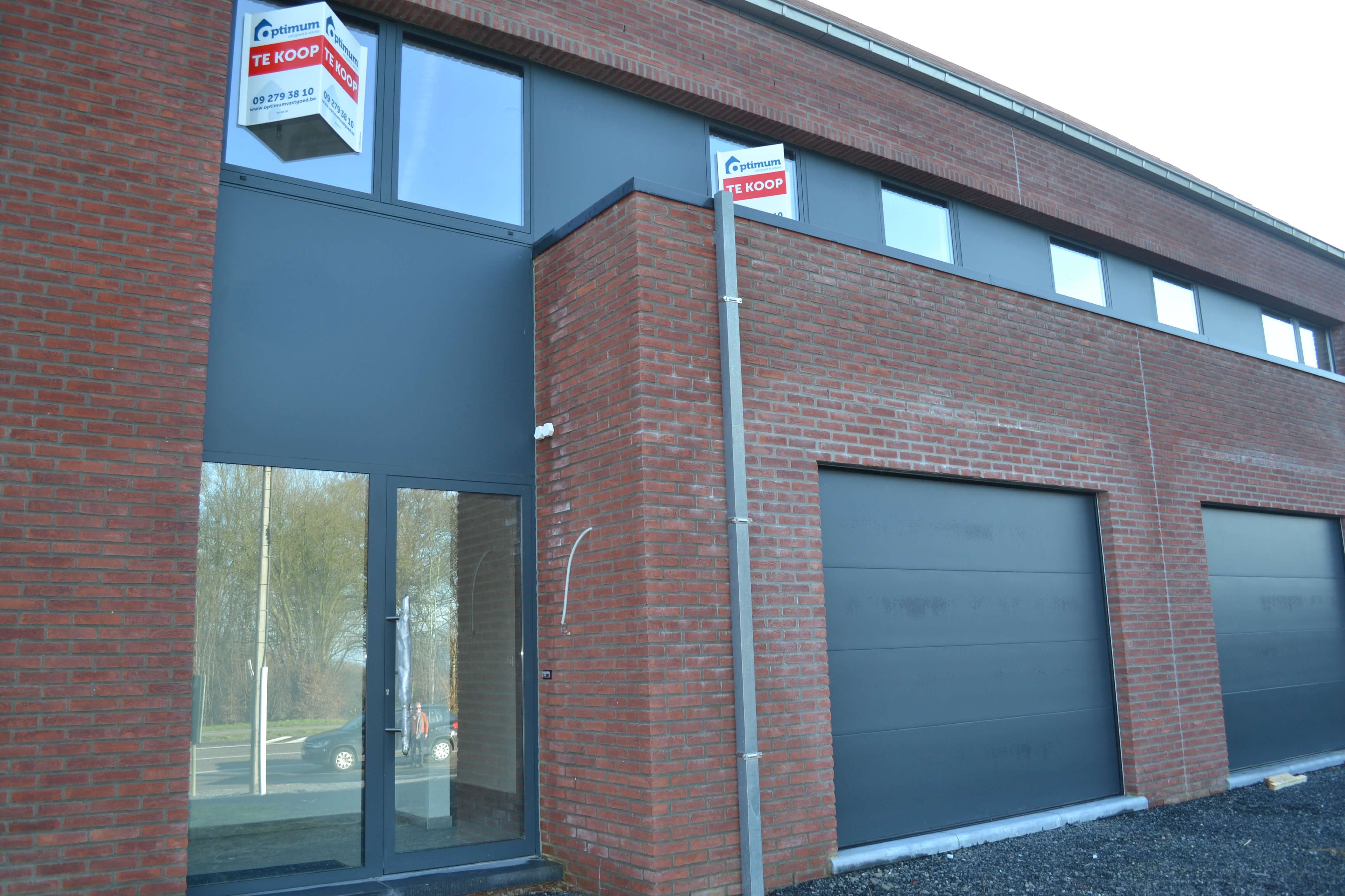 detail voorgevel tweewoonst