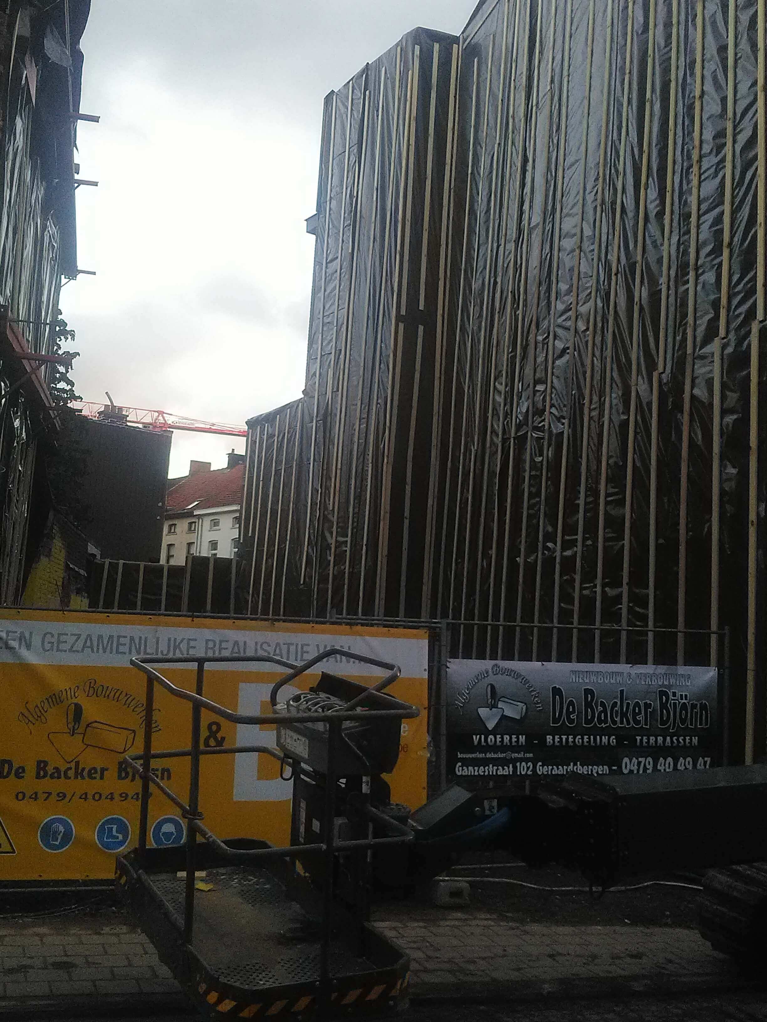 aanvang van de werken nieuwbouwwoning