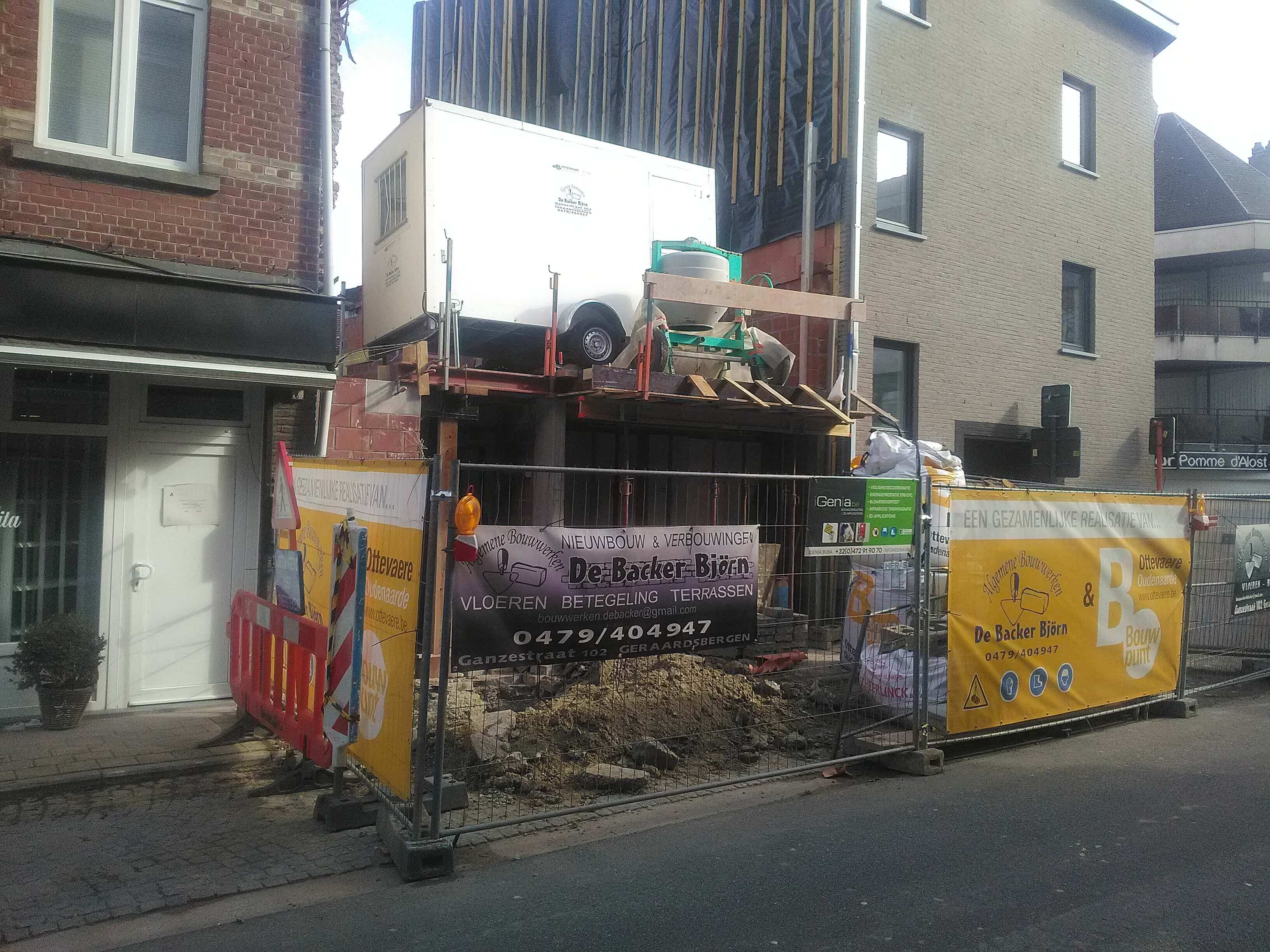 aanvang werken ruwbouwfase nieuwbouw