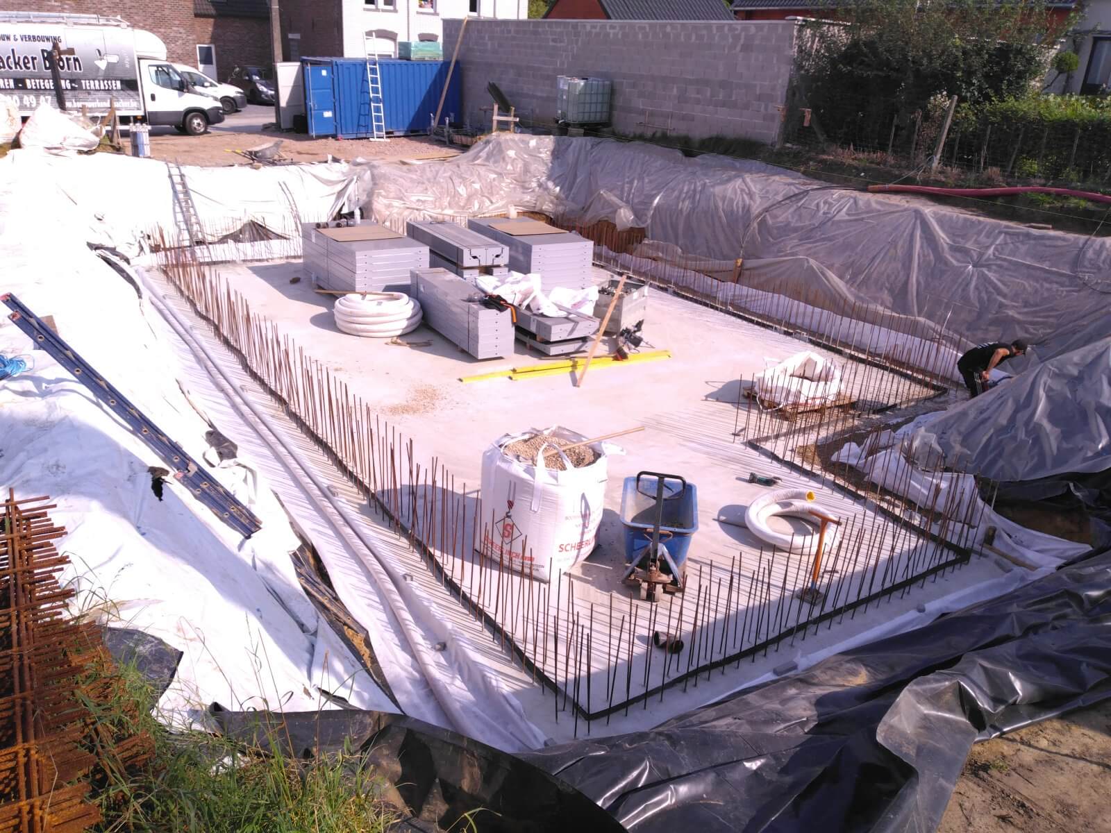 foto 3 ruwbouw kelder nieuwbouw Grimminge