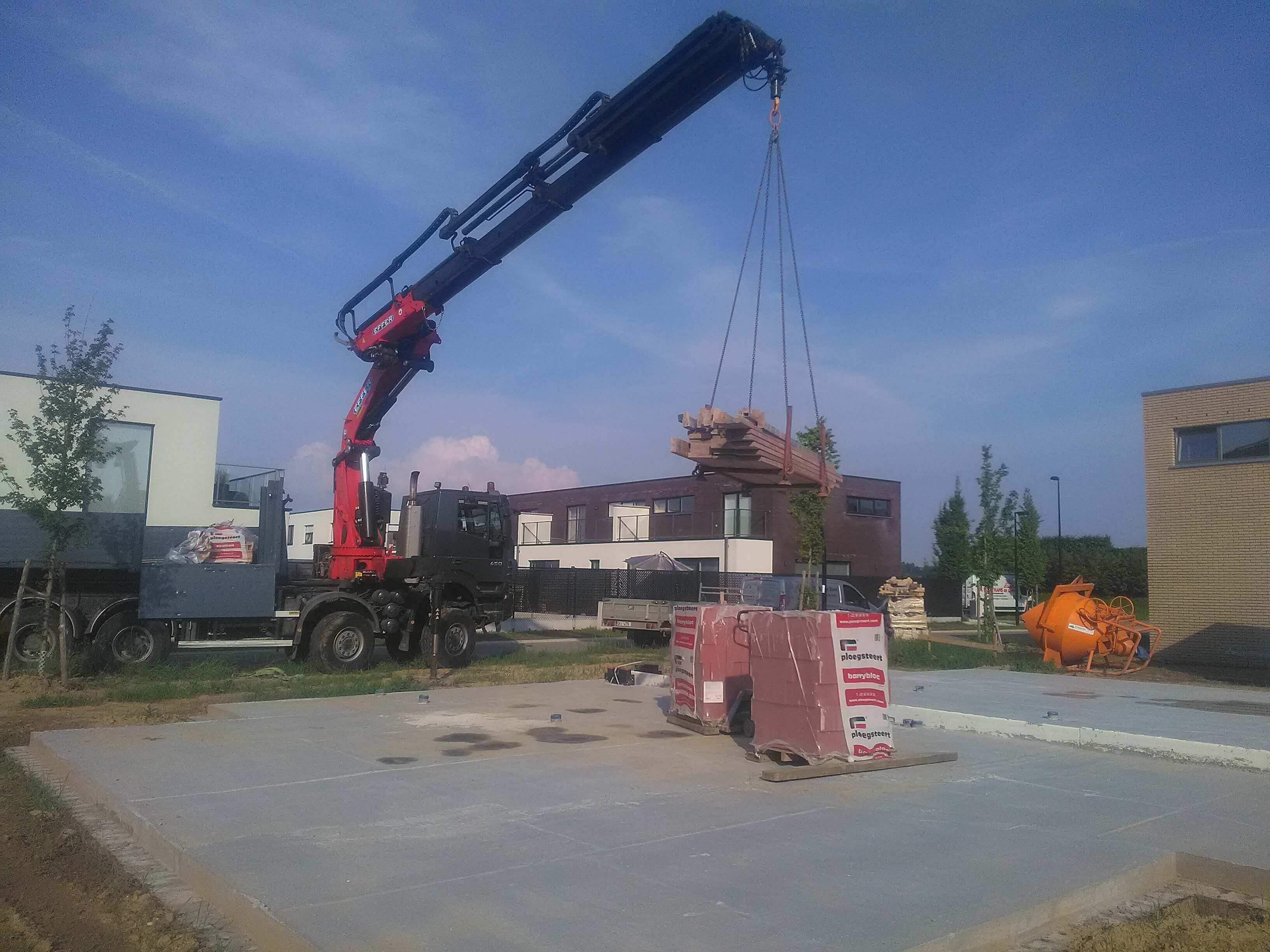 aanvang werken nieuwbouw alleenstaand huis