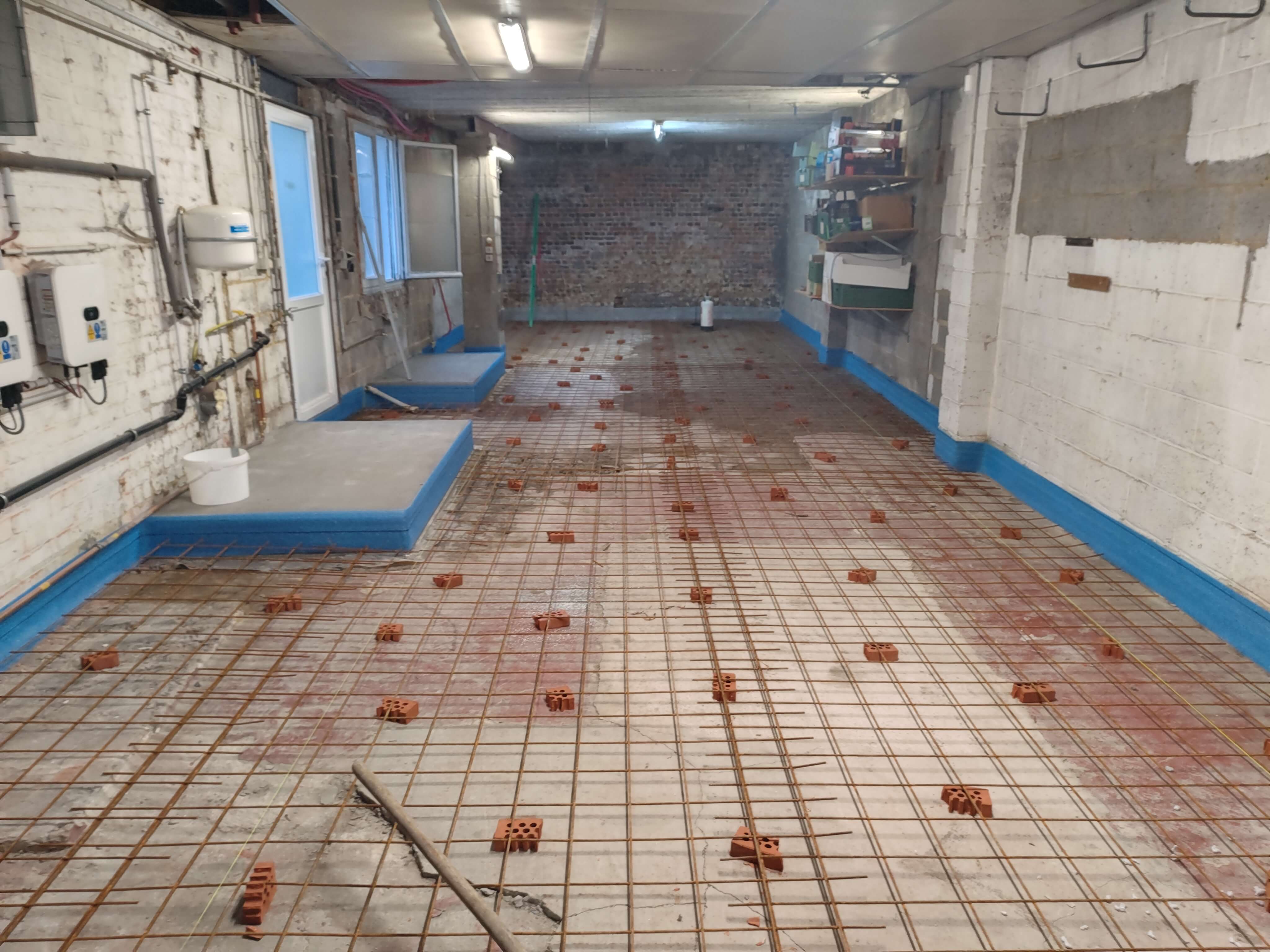 constructie gepolierde betonvloer