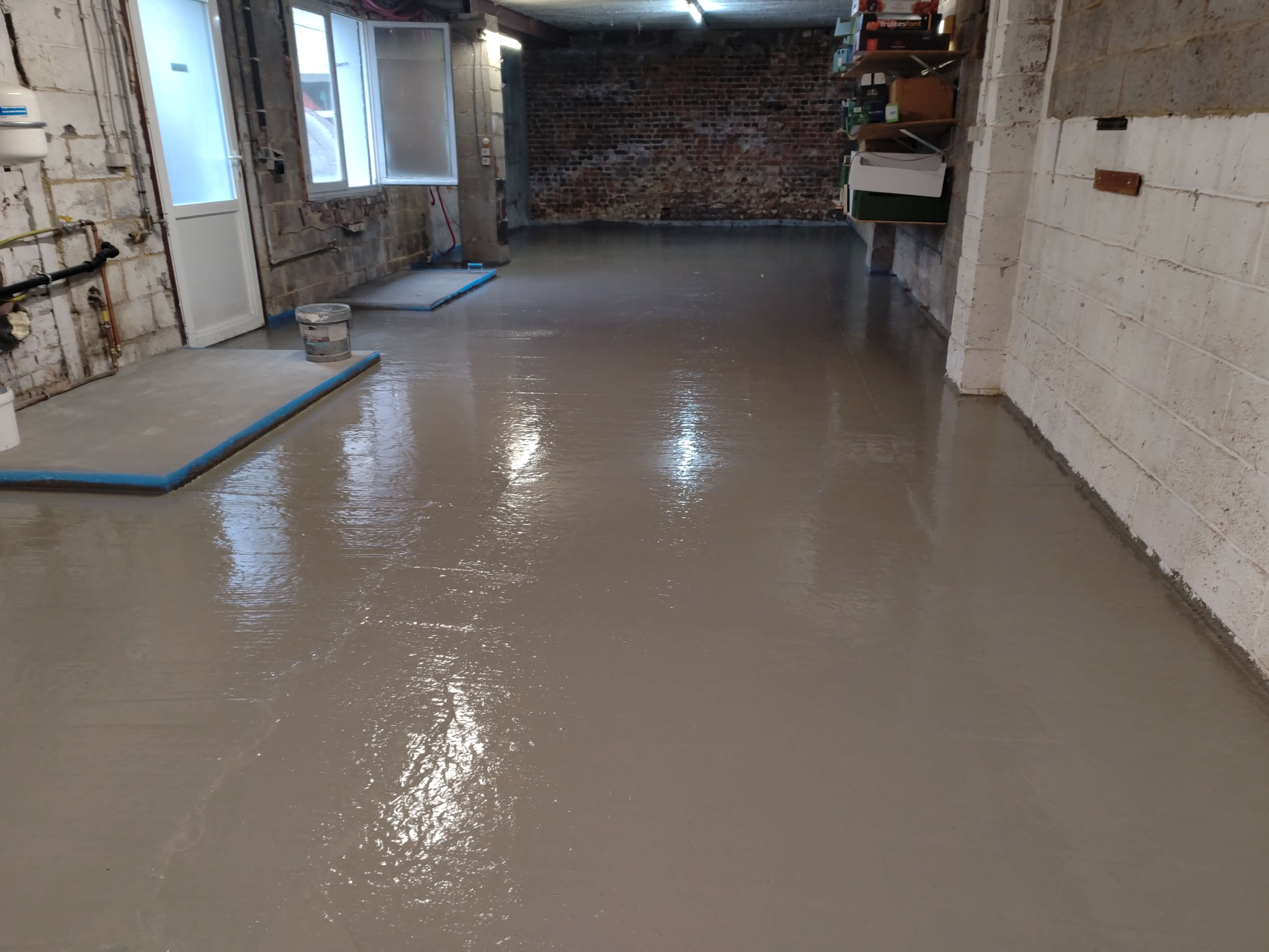 juist gepolierde betonvloer