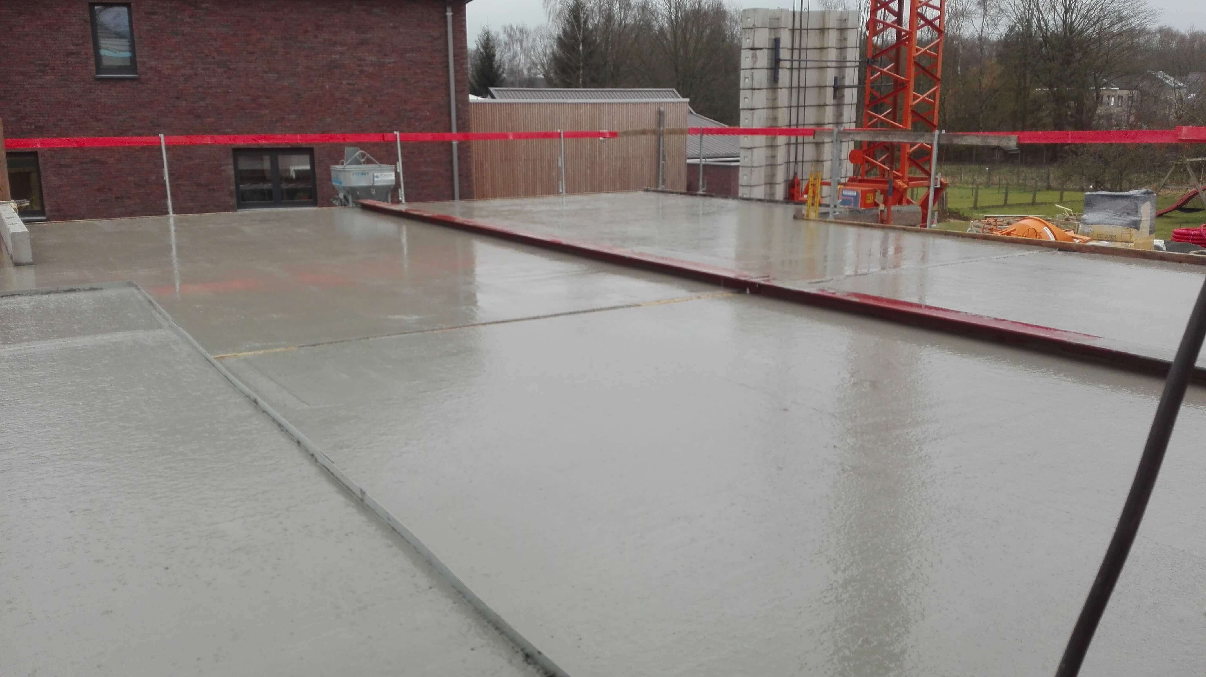 nieuwbouw appartementsblok beton gieten