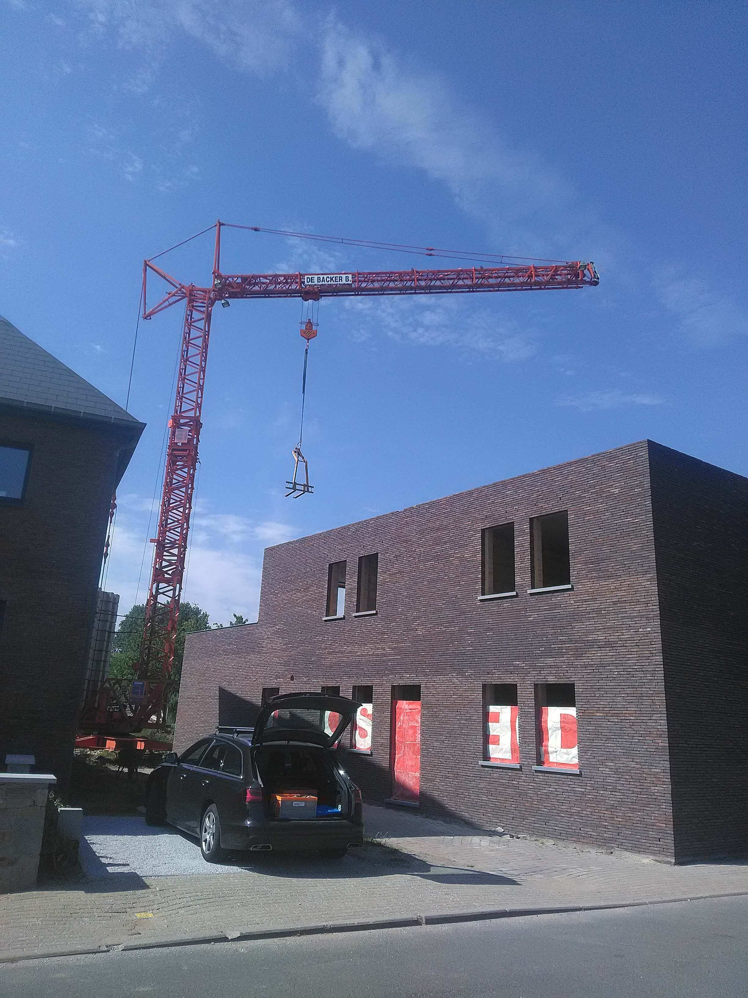 nieuwbouw eindfase appartementsblok