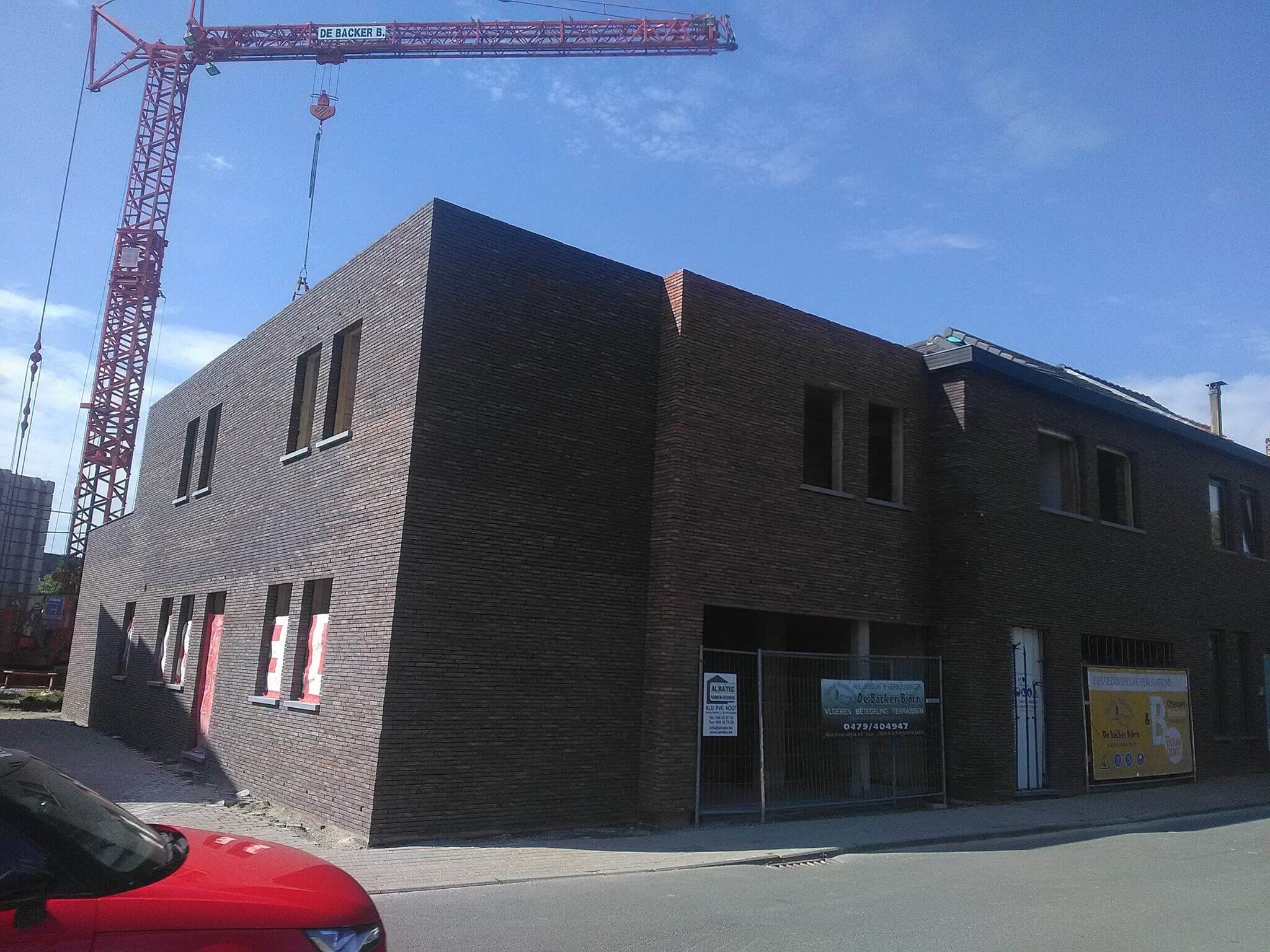 Nieuwbouw appartementsblok in Erembodegem