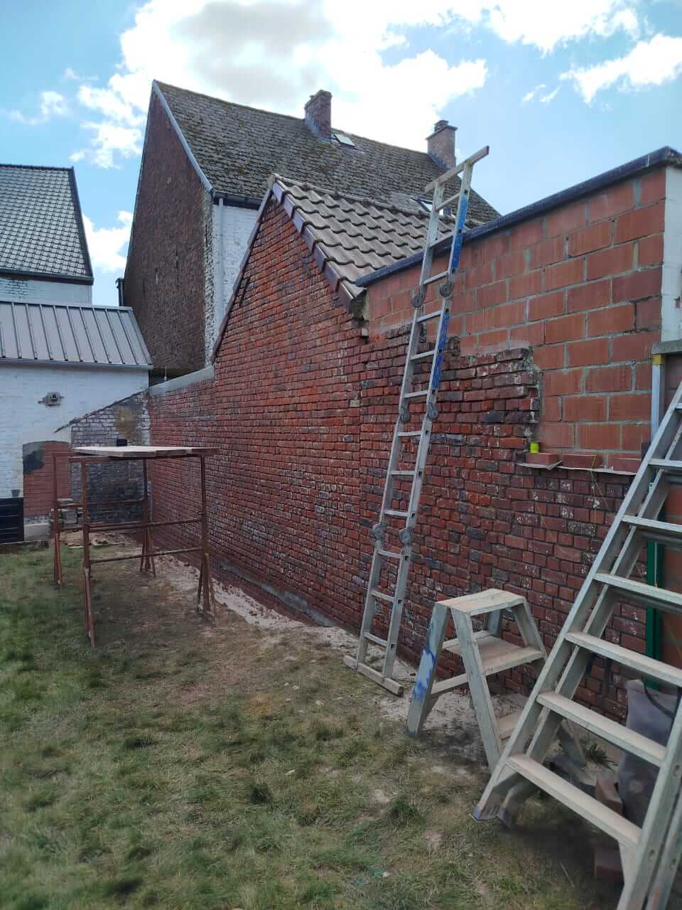 zandstralen muur
