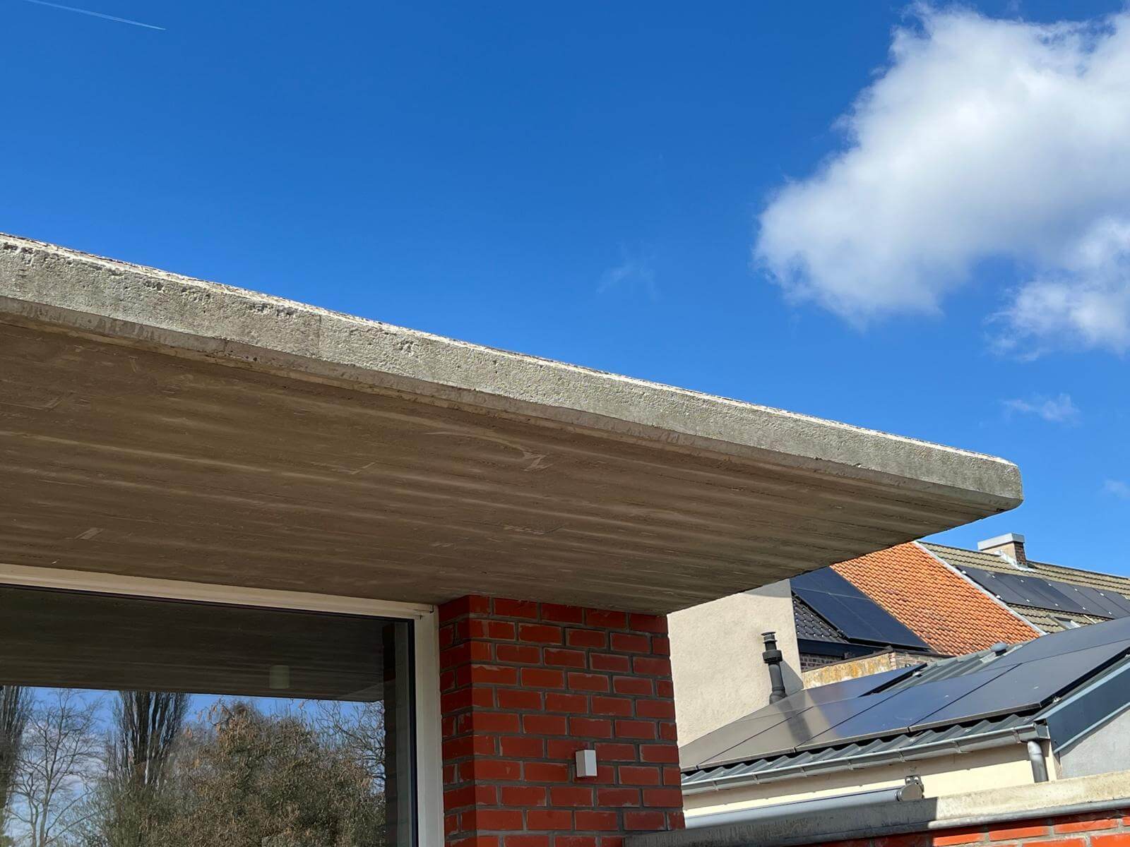 overkapping in zichtbeton